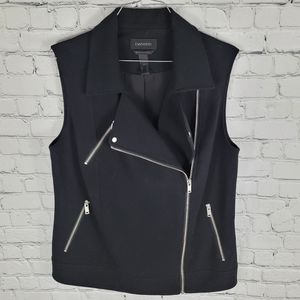 DANIER | zipper detail moto biker vest
